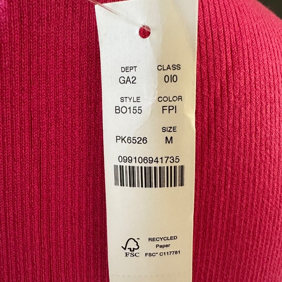 NWT J Crew Pink Sleeveless Sweater Knit Tank - Size M - Picture 2 of 4